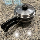 3PC Set Saladmaster T304S Stainless 2.5QT Skillet Double Boiler Steamer Vapo Lid Used. Price: $59.98.