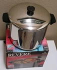Nos Revere Ware Quart Stock Pot & Lid Usa #1428 Stainless Steel Copper Bottom New. Price: $225.00.