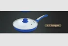 Shineuri 9.5" Pan Royal Blue Aluminum Non Stick Frying W/lid New. Price: $42.40.