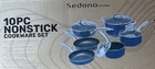 Sedona Kitchen 10 Piece Nonstick Cookware Set New In Box. Price: $125.00.