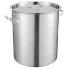 Stainless Steel Stockpot, 42 Quart Large Cooking Pots, Multipurpose Cookware Sau New. Price: $111.24.