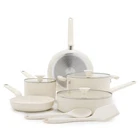 Greenpan Rio Advanced 10PC Ceramic Nonstick Cookware Set Cream New. Price: $103.99.