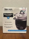 Aroma ARC-743-1NGB 6-CUP Cooked Pot Style Rice & Grain Cooker Food Steamer Black New. Price: $34.99.