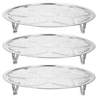 Uxcell 3PCS Stainless Steel Steamer Rack Stand 11.8 Inches Pot Steaming Tray New. Price: $31.81.