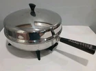 Farberware 310-A Electric Skillet Stainless Steel Aluminum Tested Used. Price: $22.00.