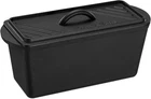 Navaris Long Bread Pan - Cast Iron Loaf With Lid 13X5 Inches, Black New. Price: $52.44.