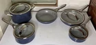 Ninja Foodi Neverstick Premium Hard-anodized 9 Pc Cookware Set Pots Pans Lids Used. Price: $59.99.