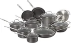 Cuisinart 17-PIECE Hard Anodized Nonstick Cookware Set Induction Ready New. Price: $328.99.