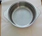 Vintage Meyer 10 X 3" Stainless Steel Steamer Strainer Colander Hong Kong Used. Price: $16.95.
