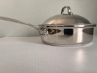 Cuisinart Stainless Steel Egg Poacher Pan Set 4 Cup Sauce 7337-20 2QT Nwot New. Price: $198.50.