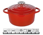 Kuchenprofi: Provence: Casserole - Red Cast Iron Cocotte 22 Cm 3.2 New. Price: $212.10.