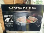 New Ovente Electric Wok 13" Cooker Appliance With Non-stick Coating. Price: $25.00.