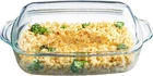 Simax Glass Casserole Baking Dish: Clear Round 3 Quart, New. Price: $63.82.
