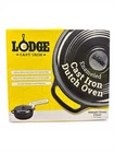 Lodge Dutch Oven Round Enamel Cast Iron Black Broiler Safe Built-in Handle 6 Qt. New. Price: $99.95.