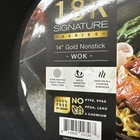 New Iko 18K Signature Series Large 14 Wok W/ Non-stick Finish. Price: $32.50.