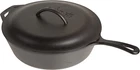 Lodge L10CF3 Cast Iron Covered Deep Skillet, Pre-seasoned, 5-QUART, Black New. Price: $112.71.