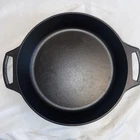 Restored Lodge Cast Iron Baker's Skillet Cookware 1/4" BW10BSK Seasoned Used. Price: $26.99.