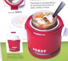 Presto Nomad Electric Traveling Food Mason Jar Lunch Warmer 06015 Red New. Price: $22.97.