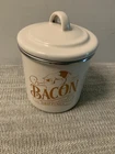 Ayesha Curry Bacon Drippings Grease Container Crock Enamel Steel New. Price: $12.50.