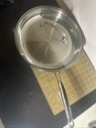 Cuisinart 12" Skillet 722-30G Stainless Steel Induction Ready W/glass Lid Fry Pa Used. Price: $29.99.
