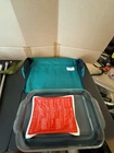 Pyrex Portables Insulated Carrying Case With Glass Casserole Dish And Hot Pack Used. Price: $25.00.