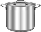 Nutrichef NCSPT14Q Stainless Steel Cookware Stockpot - Quart, Heavy Duty Open. Price: $87.99.
