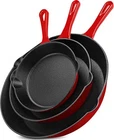 Pre-seasoned Cast Iron Skillet Set 3-PIECE 6 , 8 And 10 Inches Utopia Kitchen New. Price: $38.66.