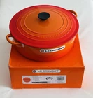 Le Creuset Cast Iron Risotto Pot Flame 6.75 Qt New. Price: $450.00.