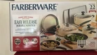 Farberware 15PC Aluminum Cookware Set Silver Reliance Tools Pot Pan New. Price: $75.00.