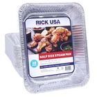 Rick Usa Half Size Steam Pan 25 Pack 11.7X9" Disposable Aluminum For Baking New. Price: $36.99.