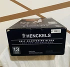 Henckels Self-sharpening Dishwasher Safe Knife Block 13-PIECE Set Wood Stainless New. Price: $99.99.