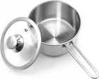 2 Quart Tri-ply Stainless Steel With Glass Lid, Induction New. Price: $26.85.