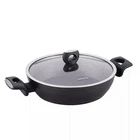 Korkmaz Nora Granita 2.2L Aluminum Non Stick Low Casserole Dish With Lid New. Price: $50.99.