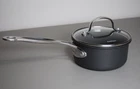 Cuisinart 619-14 Chef's Classic Nonstick Hard-anodized 1-QUART Saucepan With Cov Used. Price: $29.99.