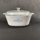 Vtg Corningware Blue Cornflower 2.5 Qt Casserole Dish P-2 1/2-B W/ Lid P-9-C-1 Used. Price: $24.99.