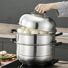 Mano Steamer For Cooking 11 Inch Pots With Lid 2-TIER Multipurpose New. Price: $56.49.