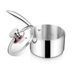Quart With Lid, Homikit 2QT Tri-ply Stainless Steel Er New. Price: $31.84.