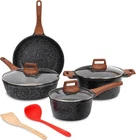 Eslite Life Nonstick Cookware Sets, 9 Pcs Granite Coating Pots And Pans Kitc New. Price: $89.74.