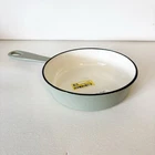 Figmint Target 6 Enameled Cast Iron Skillet Nwt Sage Green & Cream New. Price: $24.95.