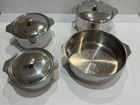 Triplinox Stainless Steel PANS18-10 Vintage Cookware France Made 7PCS Handles Used. Price: $79.00.