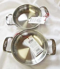Two All-clad 6 Inch Stainless Steel Round Gratin Dish Baker Specialty Cookware New. Price: $44.99.