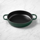 Creuset Cast Iron Everyday Pan Covered Chef Casserole For 3-QT New. Price: $155.99.