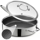 Lolykitch 5 Qt Hybrid Ceramic Coating Non Stick Tri-ply With Lid, Silver New. Price: $62.34.