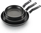 Classic Nonstick Fry Pan Set Piece: 8, 9.5, & 12 Inch, Oven Broiler Safe 350F, New. Price: $66.76.