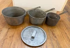Vintage Toroware By Leyse Sauce Pans 1.25/2.75/3.75 Qts + Lid For Largest Used. Price: $29.99.