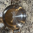Cuisinart 3 Qt Stainless Steel Skillet Induction Ready 10" No Lid Used. Price: $37.75.