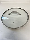 12" Gotham Replacement Glass Lid Only Skillet Pot Pan Top With Vent Used. Price: $15.99.