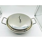 Silga Teknika Stainless Steel Casserole Pan With Lid 18/10 Made Italy 28CM Used. Price: $169.99.