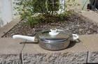 Health Craft 10" Dual Handle Skillet 5 Ply Magnetic Surgical Steel - Venting Lid Used. Price: $49.99.
