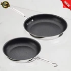 Hestan Professional Clad Stainless-steel Titum Nonstick Skillet, Set 2 New. Price: $225.55.